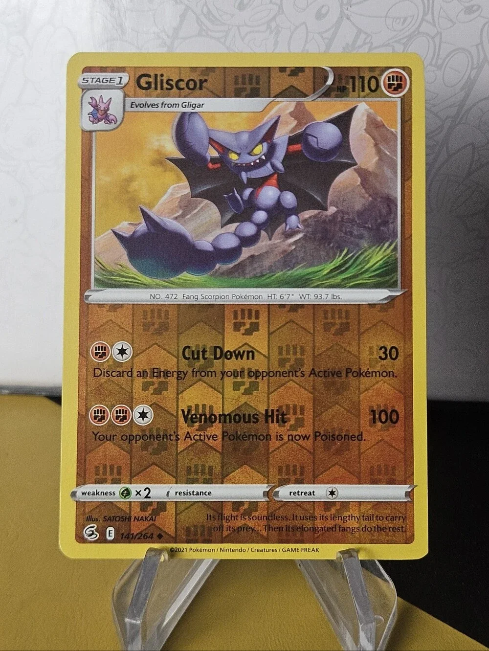Gliscor 141/264 Pokemon TCG Reverse Holo Rare